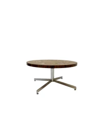 Mid-Century Modern Coffee Table with Tiles by Denisco, 1970s